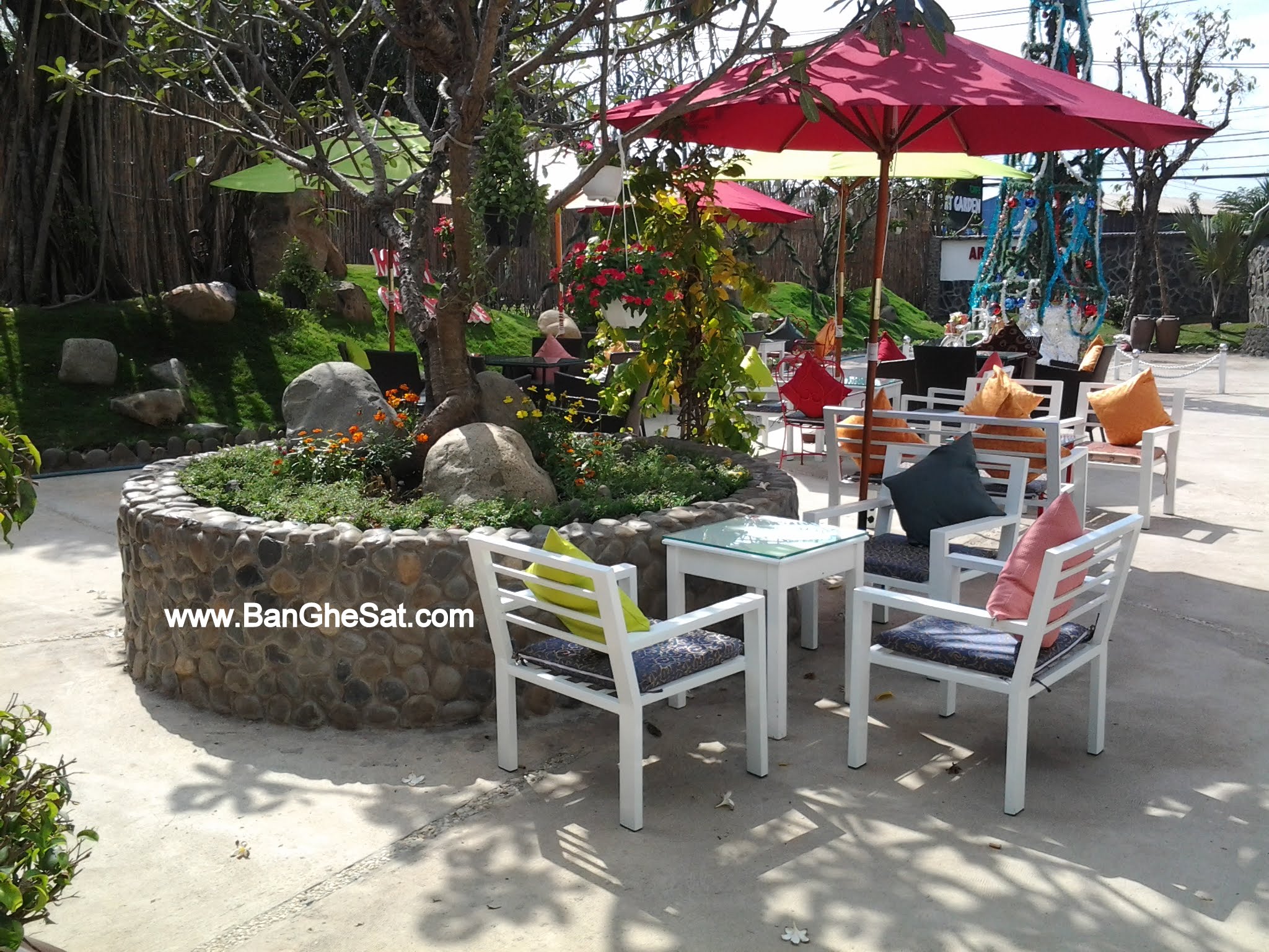 Outdoor wicker dining set Cafe Art Garden