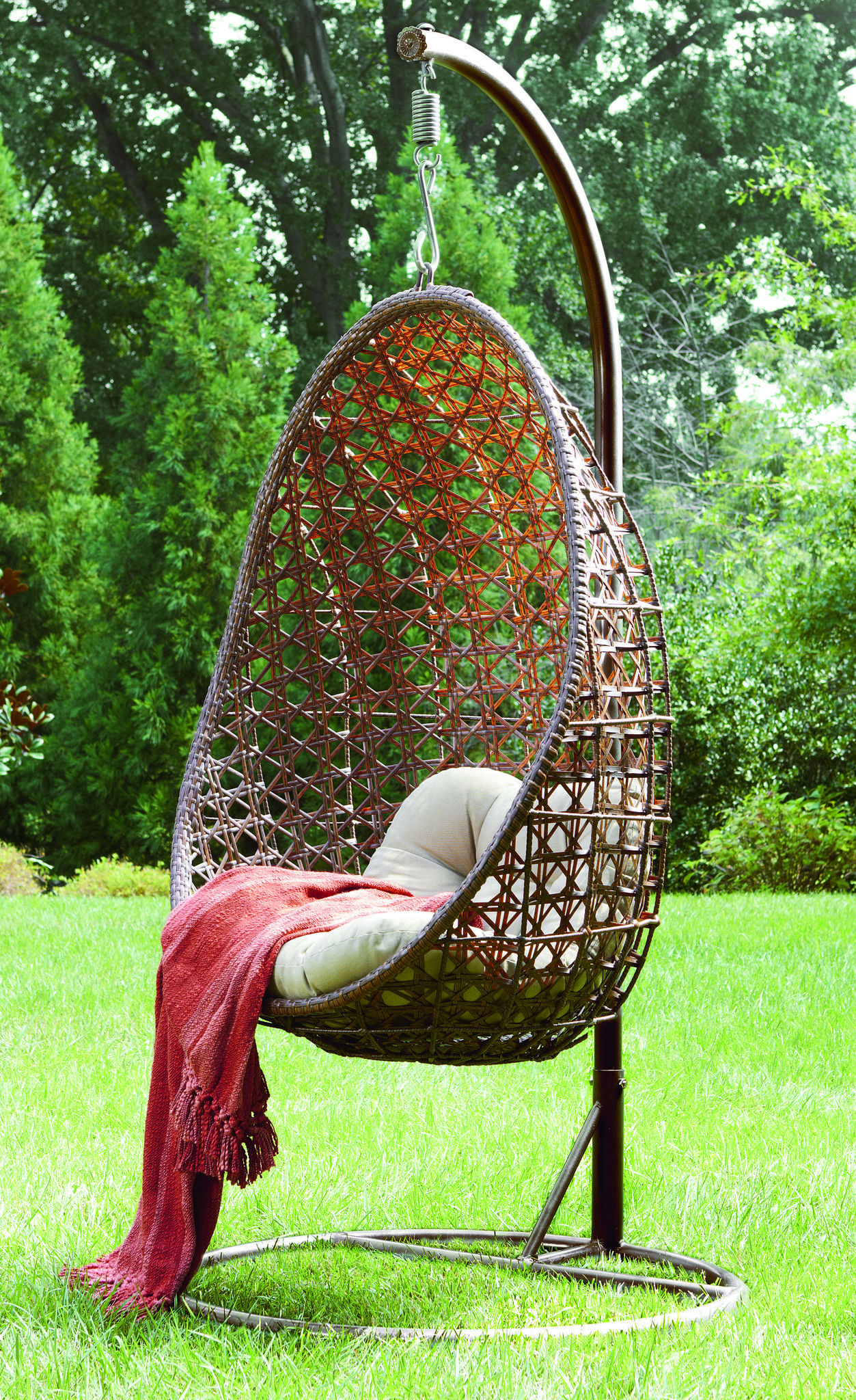 hanging wicker chair