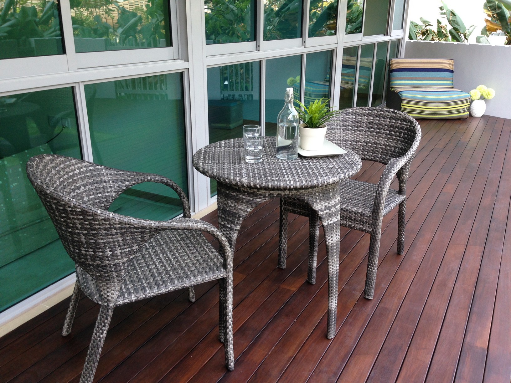 Rattan Garden Furniture Dining Set