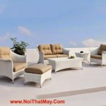Garden Rattan Wicker Sofa Set