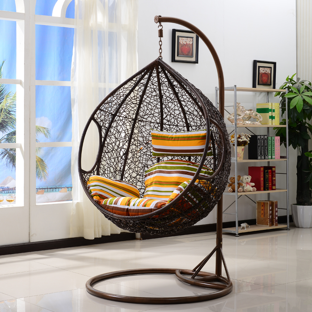 Outdoor Wicker Swing Chair | FUN AND COMFORTABLE FURNITURE
